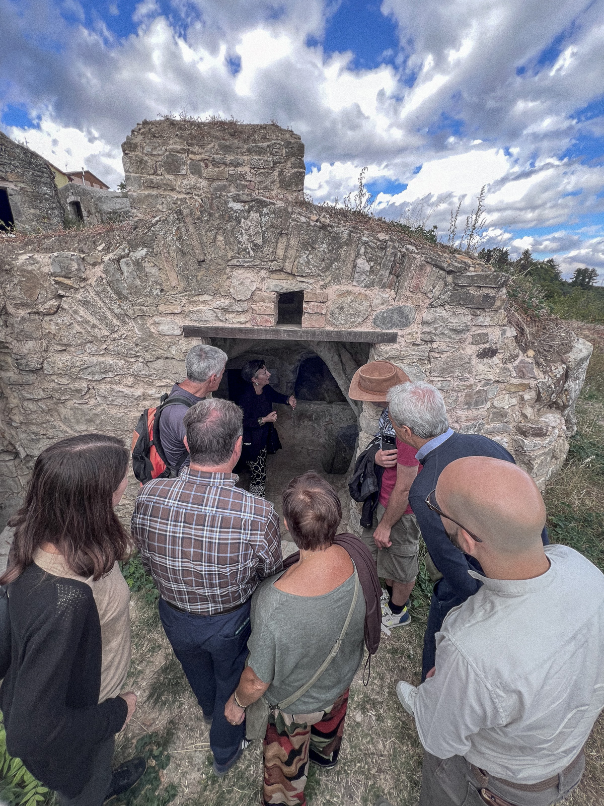 Interno di un palmento a Pietragalla
